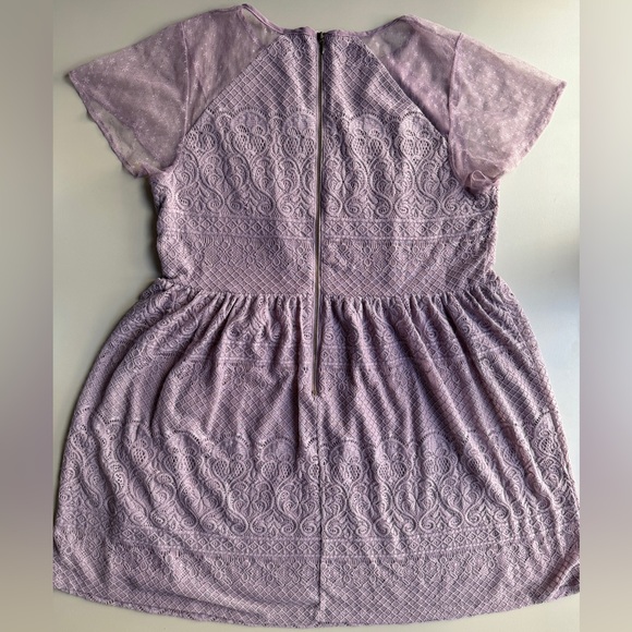 Xhilaration Fairy Goth Lace Cocktail Dress Violet Purple Y2K Women’s XXL - Picture 11 of 16